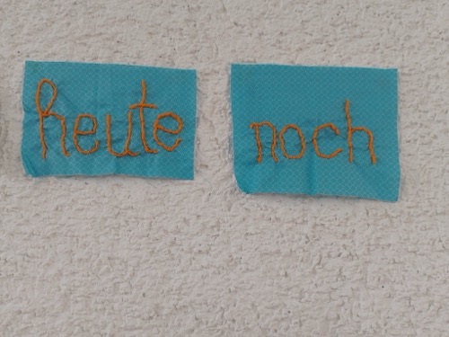 Stitches on Peaces/ Friedens- und Freudentücher 