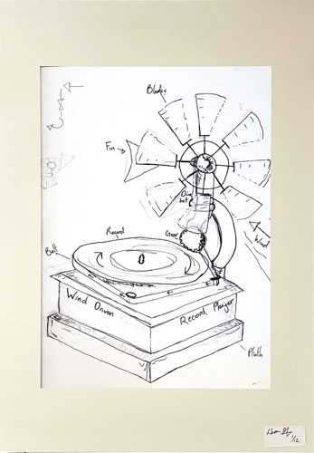 Music of the Weather Cycle- wind driven record player