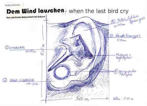 Dem Wind lauschen, when the last bird cry